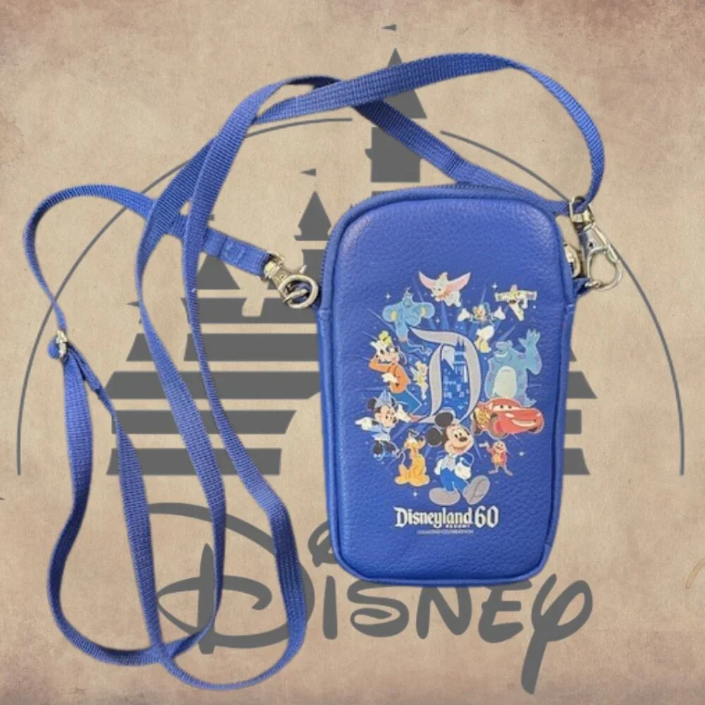 Disneyland 60th Anniversary Diamond Celebration Crossbody Bag – Rare Collector